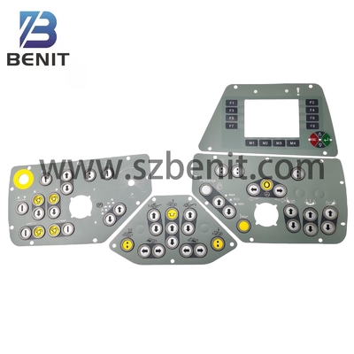 Produit chaud pièces de pavé d'asphalte console principale bouton panneau de film autocollant vieille génération avec autocollants