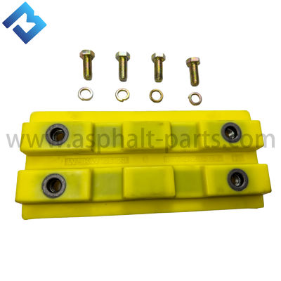 2411111/2102696 Pièces détachées de fraiseuses Pièces de train de roulement Pièces de train de roulement Polyuréthane Rubber Bloc Trois côtes Construction routière