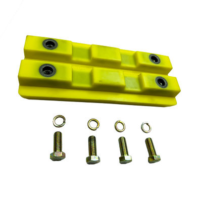 2411111/2102696 Pièces détachées de fraiseuses Pièces de train de roulement Pièces de train de roulement Polyuréthane Rubber Bloc Trois côtes Construction routière