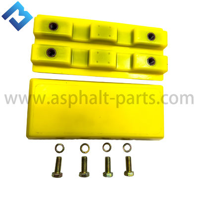 2411111/2102696 Pièces détachées de fraiseuses Pièces de train de roulement Pièces de train de roulement Polyuréthane Rubber Bloc Trois côtes Construction routière