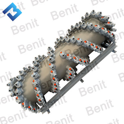 Tambour de fraisage avec 162 fraises