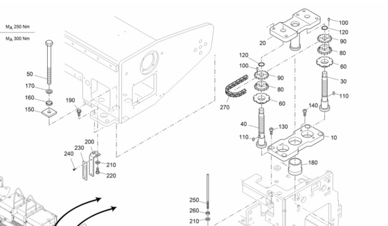 AB500-3TV Pièces de rechange pour pavés d'asphalte pour améliorer l'efficacité du pavé
