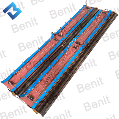 VDT-V88 chauffage électrique double tamper kit de plaque de scie RM80873870 plaque de fer pour les pièces de rechange de pavé d'asphalte