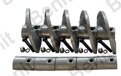 Arbre de tarière pour finisseur d'asphalte ABG325 VOLVO6820 PN RM 56261241