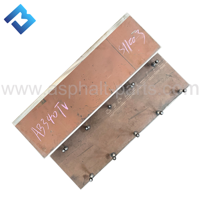Vogel paver AB340TV VSS Basic Screed Kit 2069225. OEM Screed Plate & Iron Plate Assembly pour les pavées d'asphalte. Parties de remplacement à haute durabilité pour la construction de routes.