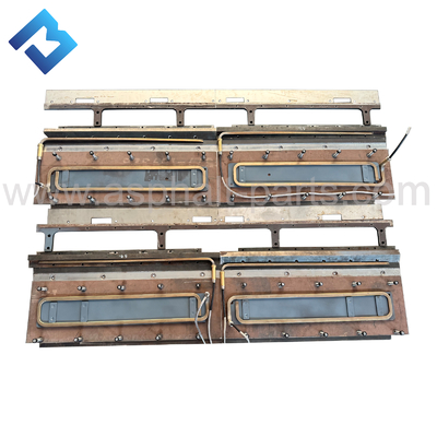 Vogel paver AB340TV VSS Basic Screed Kit 2069225. OEM Screed Plate & Iron Plate Assembly pour les pavées d'asphalte. Parties de remplacement à haute durabilité pour la construction de routes.