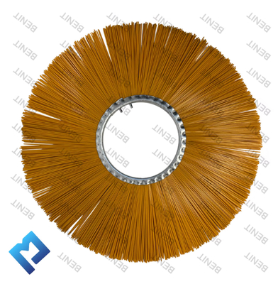 Pièce de pinceau à balayage coulissante de haute qualité en plastique (diamètre intérieur 255 diamètre extérieur 800 (arrondissement plat) pour fraiseuse