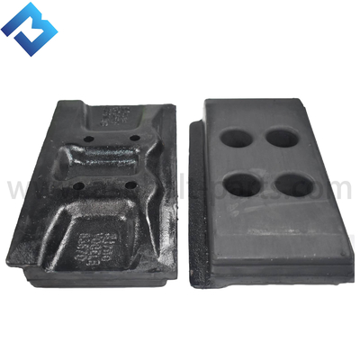 Abig dynapac bomag paver 2046286/14255285 plaquettes à rouleaux en caoutchouc