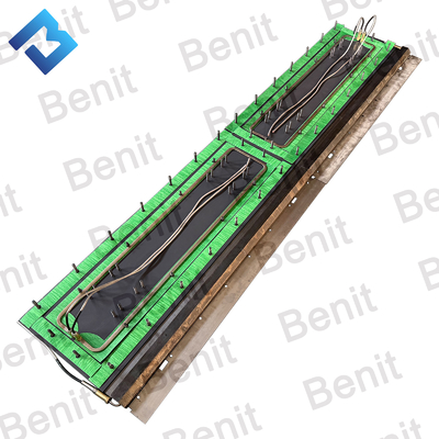 Kit de plaques de scie section intermédiaire Asphalt Paver pièces de rechange Système de scie