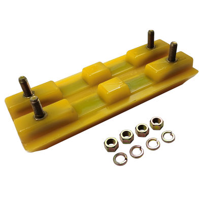 2411112 Bloc de caoutchouc de polyuréthane / machine de fraisage de chaussures de piste Pièces détachées 3 côtes Pour la construction routière W205/W2000