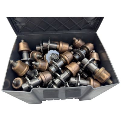 Bits de fraiseuse efficacement conçus pour les rouleaux de piste W195 W1900