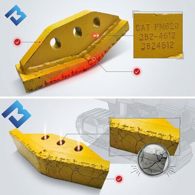 PM620 Sabot de fraisage d'asphalte 382-4612 Planche à roulettes 3824612 Plaque d'usure de remplacement