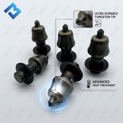 Bénit fraiseuse à béton M6-22 Coupeurs de carbure de tungstène 40 pièces Boîte 2493524 30026301 2992987 2800876