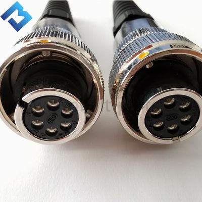 Système de nivellement des pavés d'asphalte Danemark 6 trous CAN prise de câble de sonde à faisceau équilibré