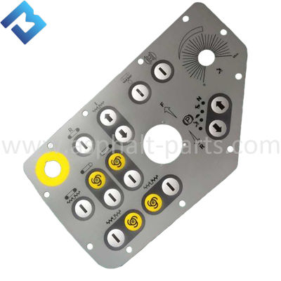 film de panneau de bouton de la console principale pour les pièces de pavé d'asphalte  en Chine